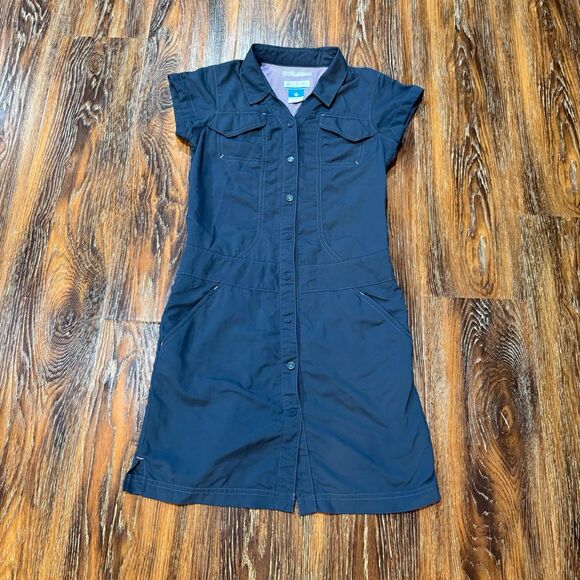 Columbia Girls‎ Size M 8 Grey Omni Shield Dress Fishing / Outdoor Gear - Picture 1 of 6